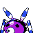 Ariados shiny back-facing sprite from Pokémon Crystal