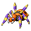 Ariados front-facing sprite from Pokémon Emerald