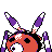Ariados back-facing sprite from Pokémon Gold