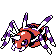 Ariados front-facing sprite from Pokémon Gold
