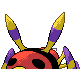 Ariados back-facing sprite from Pokémon SoulSilver
