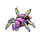 Ariados shiny front-facing sprite from Pokémon SoulSilver