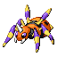 Ariados front-facing sprite from Pokémon Sapphire