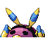 Ariados shiny back-facing sprite from Pokémon Sapphire