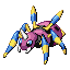 Ariados shiny front-facing sprite from Pokémon Sapphire