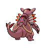 Armaldo shiny back-facing sprite from Pokémon White 2