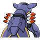 Armaldo back-facing sprite from Pokémon Pearl