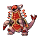 Armaldo shiny front-facing sprite from Pokémon Pearl