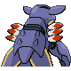 Armaldo back-facing sprite from Pokémon SoulSilver