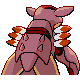 Armaldo shiny back-facing sprite from Pokémon SoulSilver