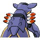 Armaldo back-facing sprite from Pokémon Platinum