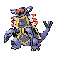 Armaldo front-facing sprite from Pokémon Platinum