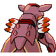Armaldo shiny back-facing sprite from Pokémon Platinum