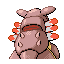 Armaldo shiny back-facing sprite from Pokémon Ruby