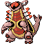 Armaldo shiny front-facing sprite from Pokémon Ruby