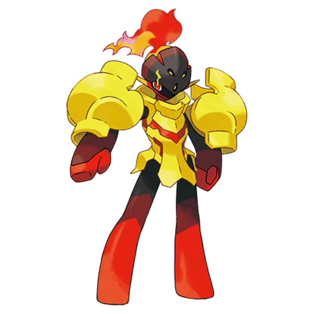 Armarouge, the Fire Warrior Pokémon — Fire/Psychic-type Pokémon official artwork