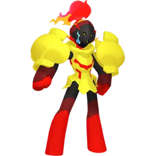 Armarouge shiny front-facing sprite from Champions