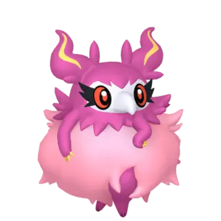 Aromatisse front-facing sprite from Pokémon Sword