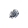 Aron back-facing sprite from Pokémon Black 2