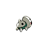 Aron shiny back-facing sprite from Pokémon Black 2