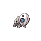 Aron front-facing sprite from Pokémon Pearl