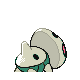 Aron shiny back-facing sprite from Pokémon Pearl