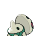 Aron shiny back-facing sprite from Pokémon SoulSilver