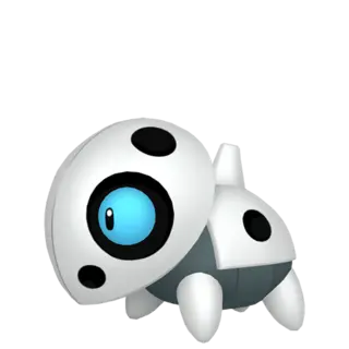 Aron front-facing sprite from The Crown Tundra