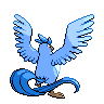 Articuno shiny back-facing sprite from Pokémon White