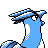 Articuno back-facing sprite from Pokémon Crystal
