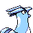 Articuno shiny back-facing sprite from Pokémon Crystal