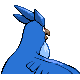 Articuno back-facing sprite from Pokémon Diamond