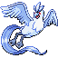 Articuno shiny front-facing sprite from Pokémon Emerald