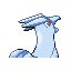 Articuno shiny back-facing sprite from Pokémon FireRed