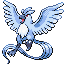 Articuno shiny front-facing sprite from Pokémon FireRed