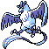 Articuno shiny front-facing sprite from Pokémon Silver