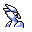 Articuno back-facing sprite from Pokémon Blue