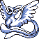 Articuno front-facing sprite from Pokémon Blue