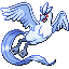 Articuno shiny front-facing sprite from Pokémon Sapphire