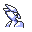 Articuno back-facing sprite from Pokémon Yellow