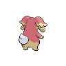 Audino back-facing sprite from Pokémon White 2