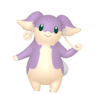 Audino shiny front-facing sprite from Pokémon X