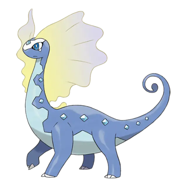 Aurorus, the Tundra Pokémon — Rock/Ice-type Pokémon official artwork