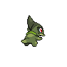 Axew back-facing sprite from Pokémon White 2