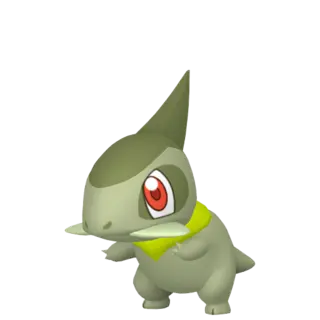 Axew front-facing sprite from Pokémon Omega Ruby