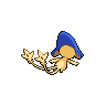 Azelf shiny back-facing sprite from Pokémon Black