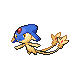 Azelf shiny front-facing sprite from Pokémon Diamond