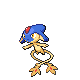 Azelf shiny front-facing sprite from Pokémon Platinum