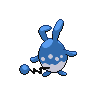 Azumarill back-facing sprite from Pokémon Black
