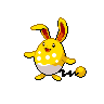 Azumarill shiny front-facing sprite from Pokémon Black